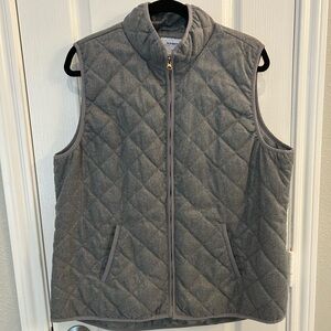 Gray Quilted Vest